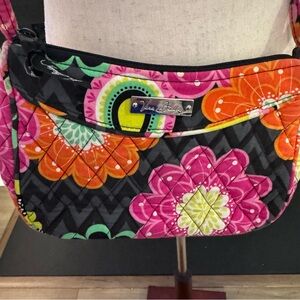 🌸 Vera Bradley Quilted Floral Crossbody Bag – Canterberry Magenta